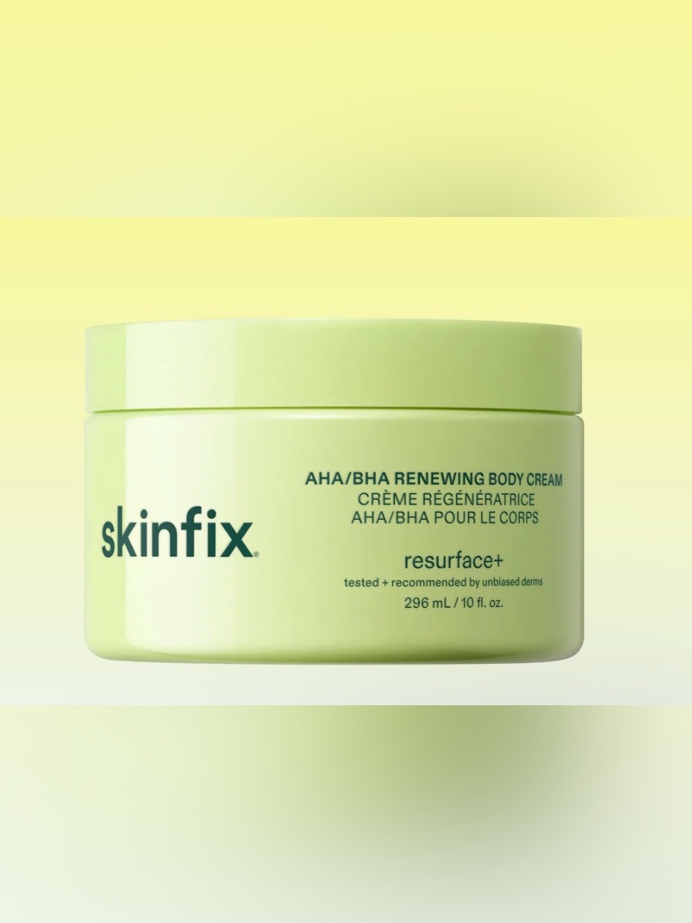 Skinfix AHA/BHA Renewing Body Cream - Light Green